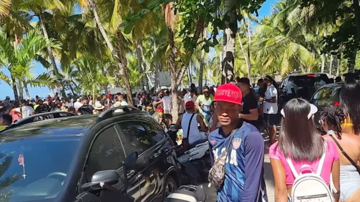 Los teteos durante la Semana Santa son famosos en Las Terrenas. La foto de archivo muestra cómo se pone el ambiente en el asueto.