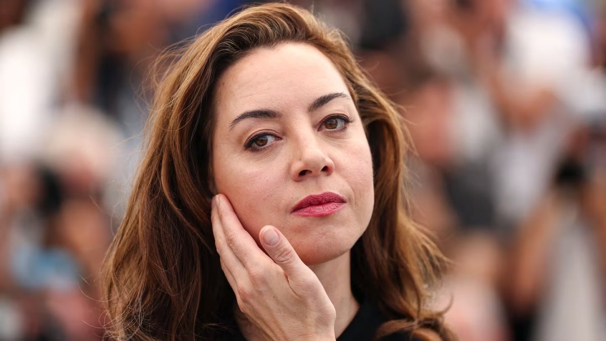 La actriz Aubrey Plaza