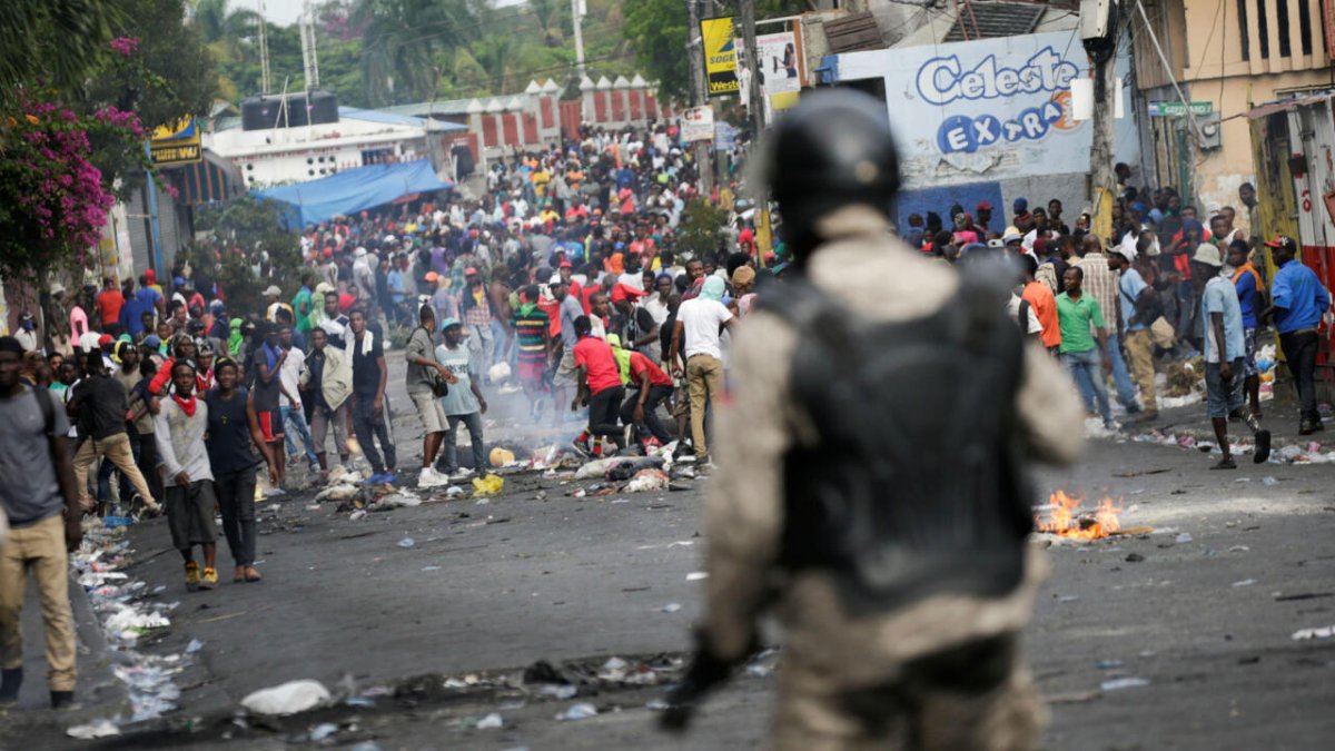 Protestas en Haití. Fuente externa.