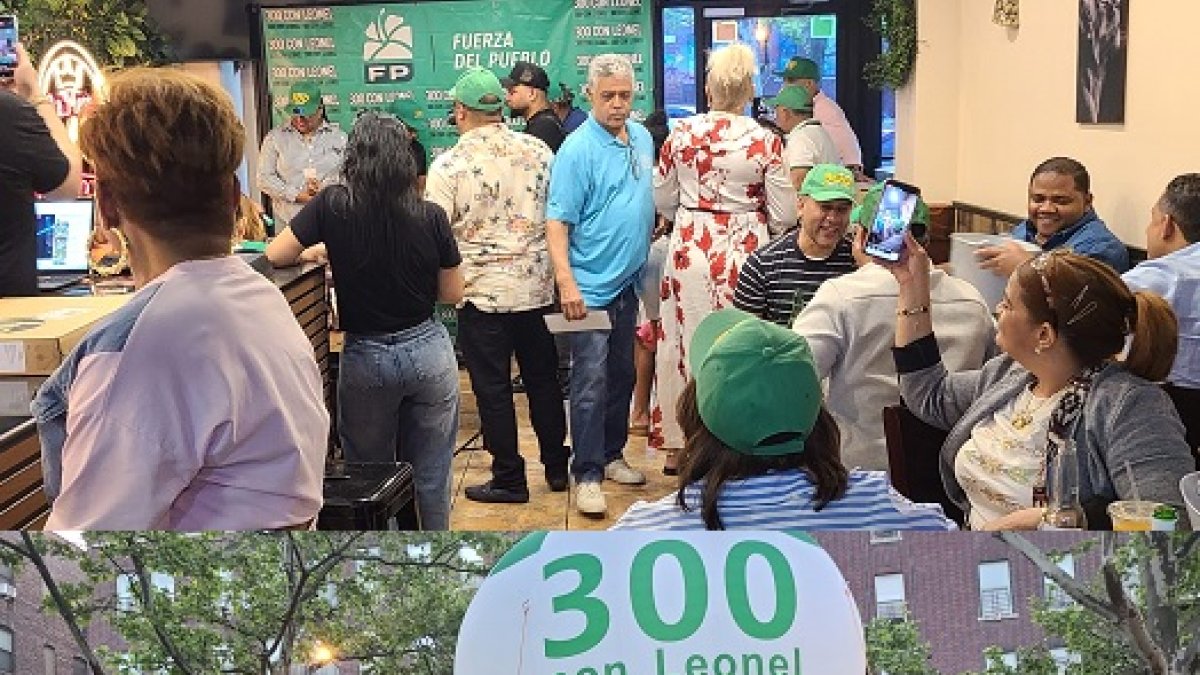 Proyecto 300 con Leonel realiza una masiva actividad en El Bronx