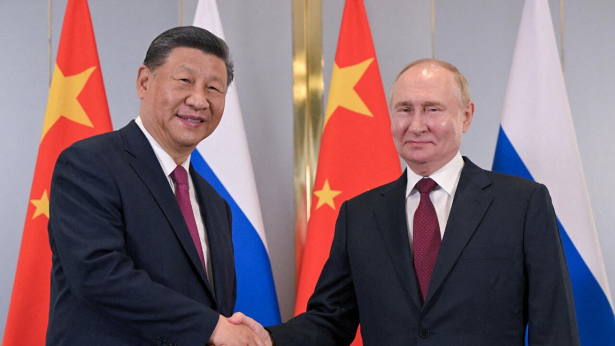 Xi Jinping y Vladímir Putin.