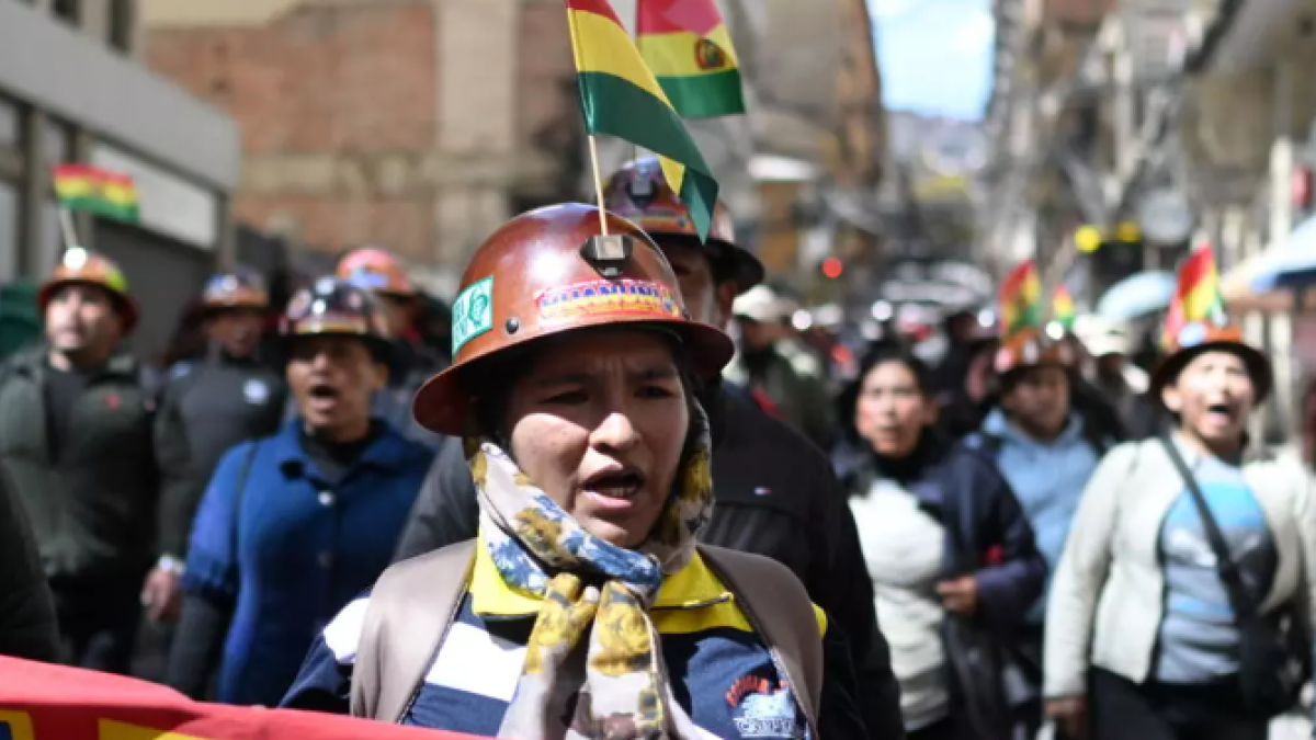 Nueva marcha de la COB contra el Gobierno en La Paz