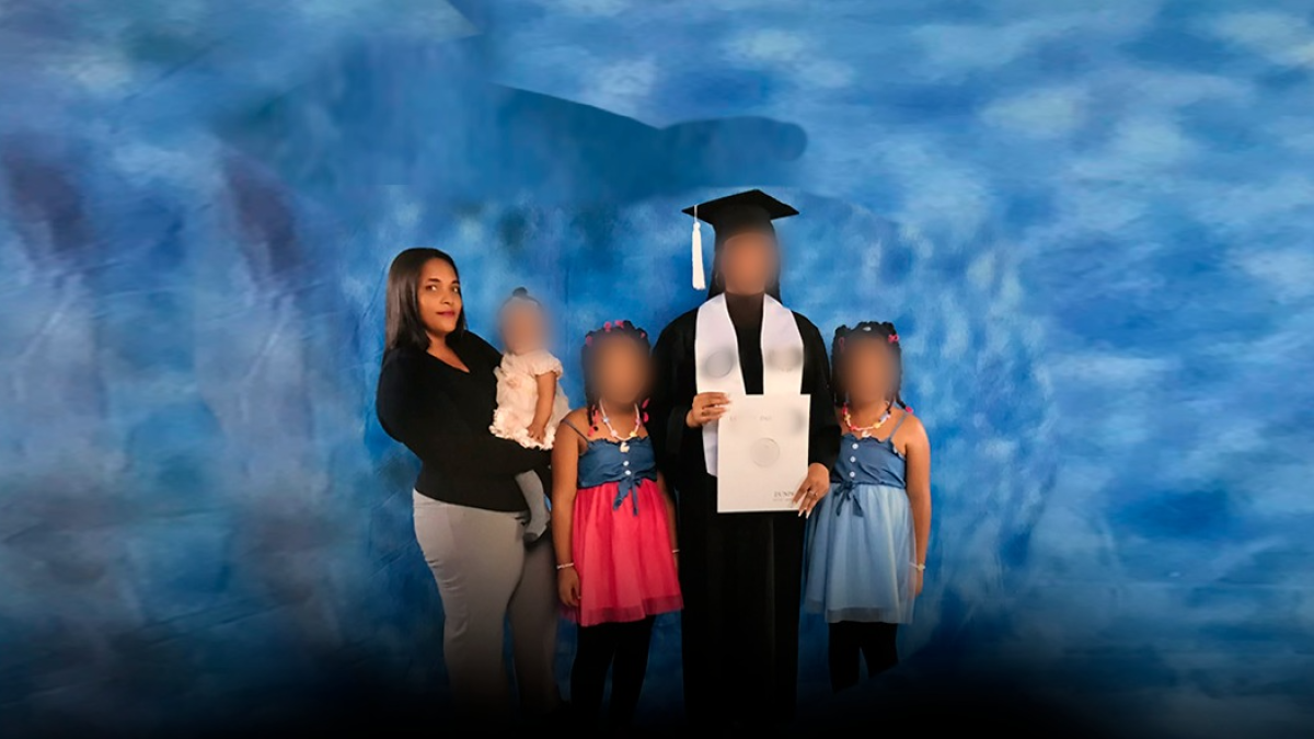 Tiene cuatro hijas, dos trabajos y un sueño: que a ninguna le falte educación