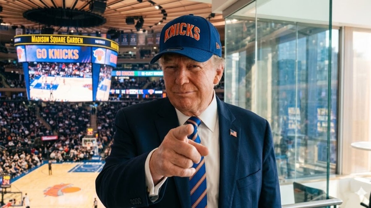 Donald Trump dice que podría ir a dos partidos de la final NBA en Nueva York la semana próxima