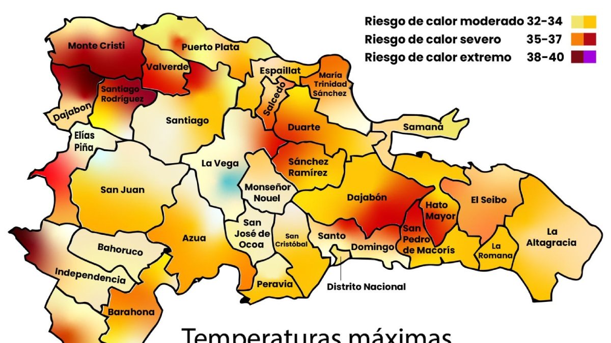 Ola de calor supera 38°C en RD por polvo del Sahara y El Niño