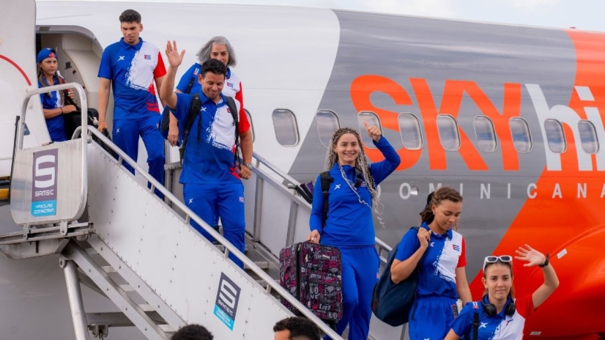 Atletas de países llegaron a Dominicana para Juegos