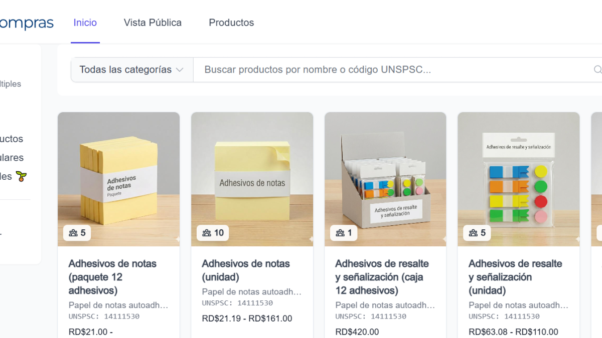 Eficompras contrataciones públicas plataforma virtual