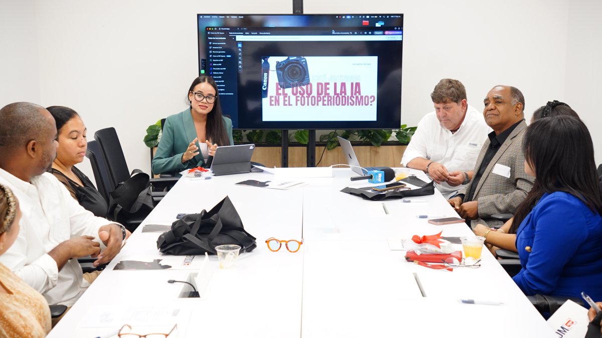 Durante el Foro de IA y fotoperiodismo