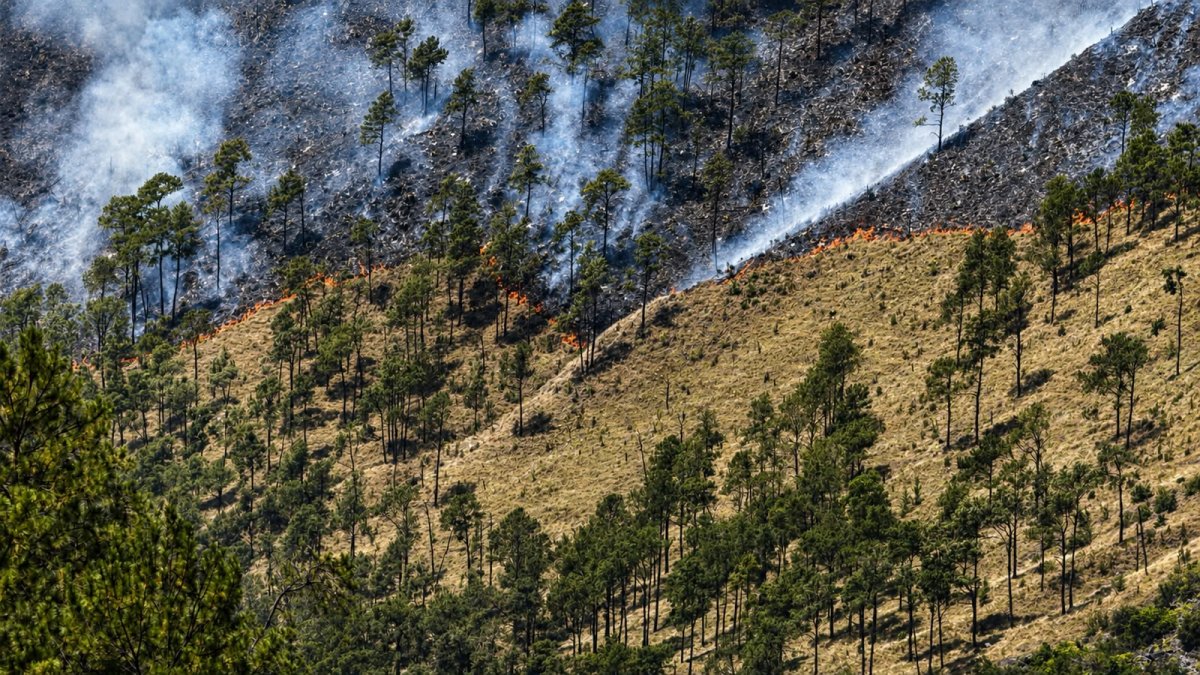 Incendio forestal controlado tras 36 horas en Parque Valle Nuevo