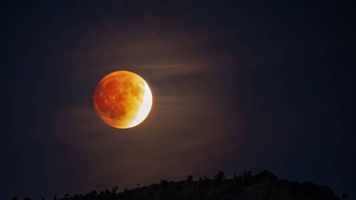 Eclipse lunar en RD visible esta noche