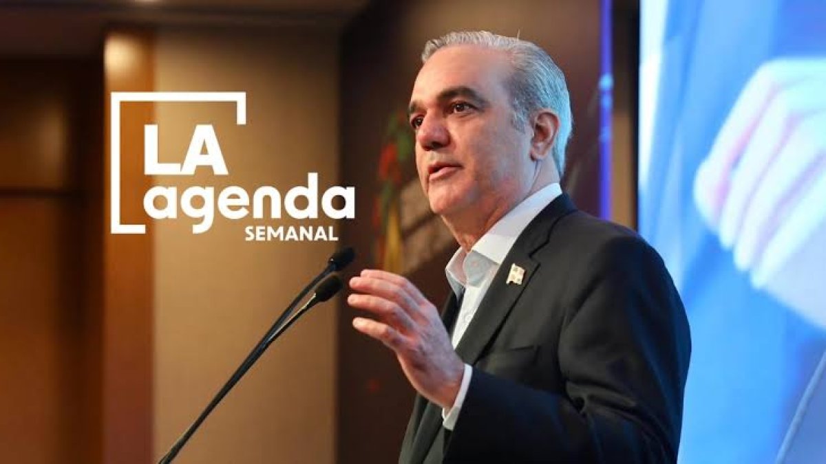 El presidente Luis Abinader desarrolla La Agenda Semanal.