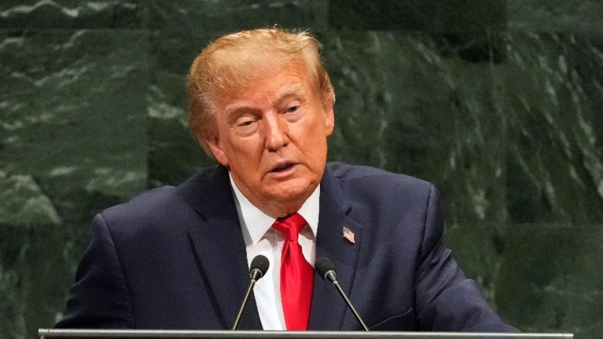 El presidente de EE. UU, Donald Trump, habla en la ONU.