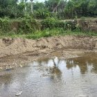 Las fotos presentan las pilas de arenas, las cuales son comunes que luego son retiradas por camiones volteos del municipio