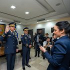 Al director de la Policía Nacional, Andrés Cruz Cruz, fue juramentado este miécoles.