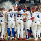 Republica Dominicana celebra triunfo contra Corea del Sur