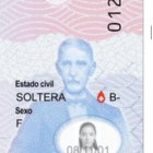 Ícono de gota de sangre en la nueva cédula