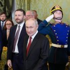 El presidente Vladímir Putin en un acto en Moscú.  AP