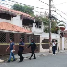 La residencia del merenguero Julián Oro Duro, donde mataron a su esposa, Zeneida Castillo.