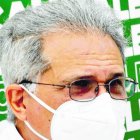 El pais.El presidente del Colegio Médico Dominicano (CMD), Waldo Ariel Suero encabezó en apoyo a las tres caules.Hoy/Pablo Matos  9-4-2021