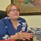 Gloria Ceballos, directora de Onamet aborda secuelas de huracán Beryl en el suroeste. 