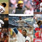 Arriba de izquierda a derecha: Marichal, Peña y Pujols. En el centro de izquierda a derecha: Canó, Machado y Rodríguez. Abajo de izquierda a derecha: Ramírez, Sosa y Guerrero