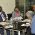 Los dirigentes del Codia durante su participación en el Encuentro Económico. Arlenis Castillo.