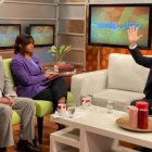 Senador Antonio Taveras Guzmán mientras participa en el espacio televisivo "Uno + Uno".