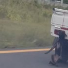 Captura de pantalla del video que muestra la presunta crueldad.