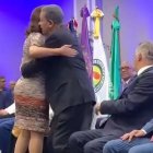 Leonel Fernández dice «le sorprendió» que Margarita Cedeño lo abrazara