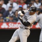 Juan Soto conecta su jonrón 22 de la temporada.