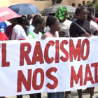 Movimiento Reconocido protestan frente a Palacio Nacional: «Si no soy dominicano, Abinader tampoco»