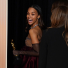 Zoe Saldaña hizo historia tras ser la primera dominicana en alzarse con un Óscar.