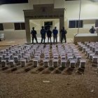 La droga deomisada en las costas de Pedernales.