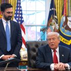 El presidente de Estados Unidos, Donald Trump, habló  tras reunirse con el alcalde electo de Nueva York, Zohran Mamdani, con quien bajó la “tensión”. AP