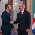 Secretario de Guerra de los Estados Unidos, Pete , Hegseth y el presidente Luis Abinader