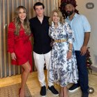 Luz García junto a su familia