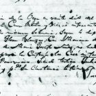 Valentín Blanzar con Mariana de la Paz, La Vega, 1841, recortada.