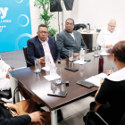 Adriana Herrera,  Radhames Bruno,  Juan Duncan,  Issachart Burgos y Raison Muñoz