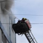 Cuerpo de Bomberos trabajó sin descanso.  Alexis Monegro