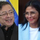 Gustavo Petro y Delcy Rodríguez