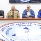 Luis Abinader en la rueda de prensa