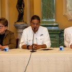 Juan Manuel Méndez, en el Palacio Nacional.