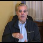 Luis Abinader en rueda de prensa