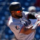 Otto López, de los Marlins.