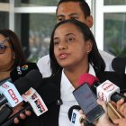 Ejecutiva DIDA habla con prensa tras depósito recurso