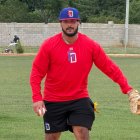El campocorto  Wander Franco entrenó ayer con el seleccionado dominicano.
