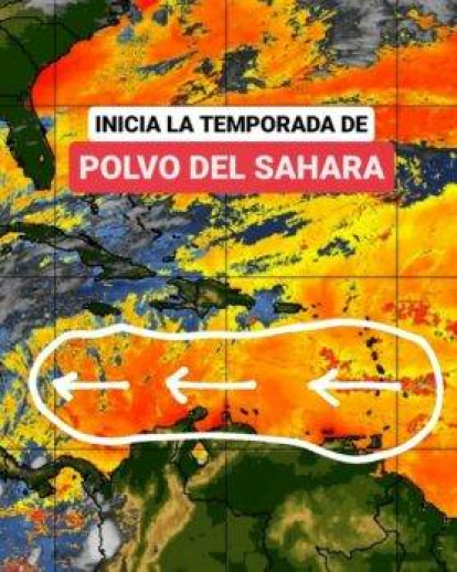 La temporada de polvo del Sahara ya inició en RD,La temporada de polvo del Sahara ya inició en RD