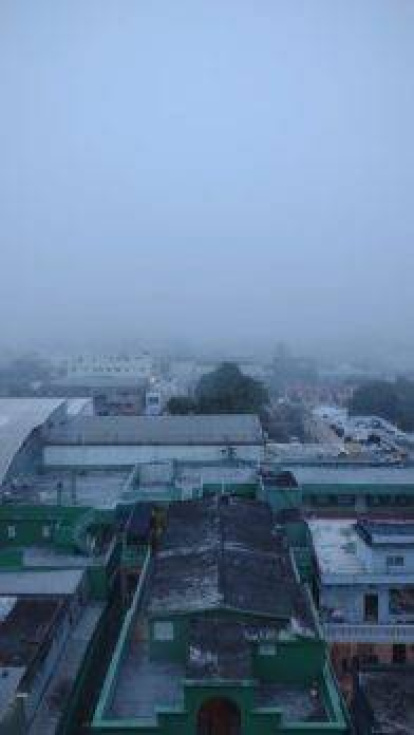 Fotos y videos: Santo Domingo amanece bajo neblina,Fotos y videos: Santo Domingo amanece bajo neblina