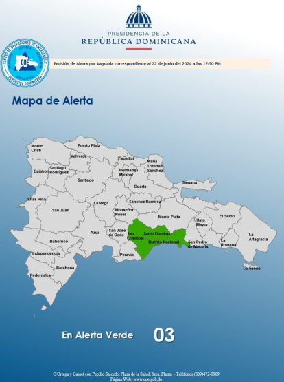 El COE mantiene 03 provincias en verde,El COE mantiene 03 provincias en verde