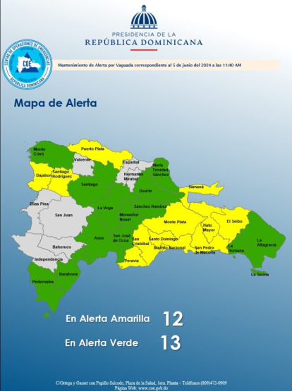 El clima en RD para hoy: Lluvias fuertes y posibles granizadas,El clima en RD para hoy: Lluvias fuertes y posibles granizadas